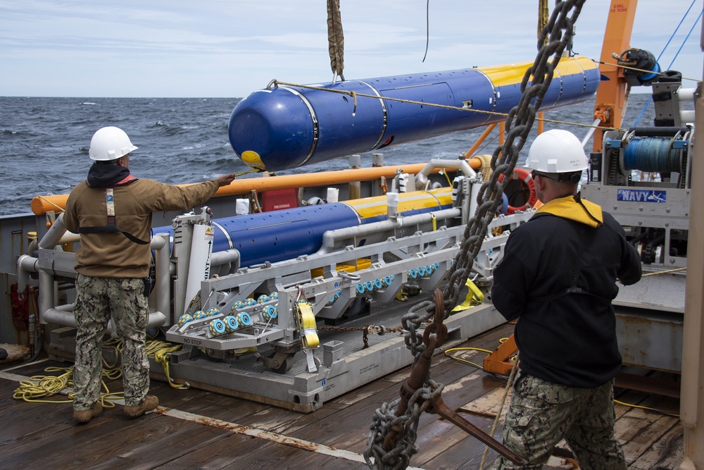 Knifefish unmanned undersea vehicle during operational testing